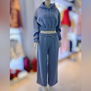 Zara long sleeve hoodie straight leg pants size XS, S, M
